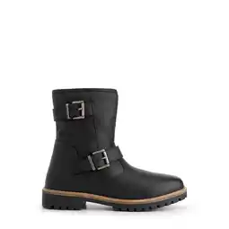 ANWB Travelin' Skelde Heren Biker boots Gevoerd Zwart aanbieding