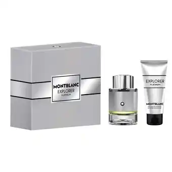 Douglas Montblanc Explorer Montblanc Explorer Platinum Eau de Parfum 60ml + Showergel 100ml aanbieding
