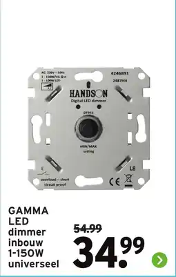 GAMMA GAMMA LED dimmer inbouw 1-150W universeel aanbieding