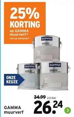 GAMMA GAMMA muurverf aanbieding