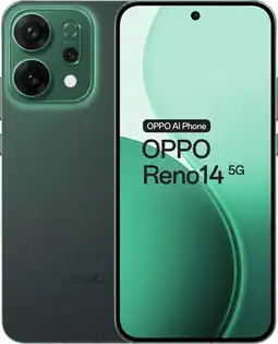 Coolblue OPPO Reno 14 256GB Groen 5G aanbieding