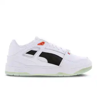 Foot Locker Puma Slipstream Sneakers Heren - Wit - Maat 46 - Leer aanbieding