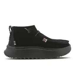 Foot Locker HEYDUDE Suede Sneakers Dames - Zwart - Maat 38 - Suède aanbieding