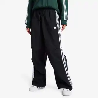 Foot Locker Adidas 3 Stripes Para Broeken Dames - Zwart - Maat 34/XS - Poly Woven aanbieding