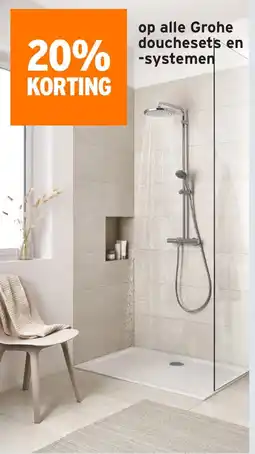 GAMMA Op alle grohe douchesets ensystemen aanbieding
