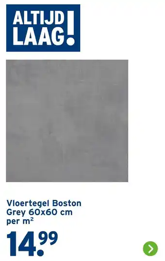 GAMMA Vloertegel Boston Grey aanbieding