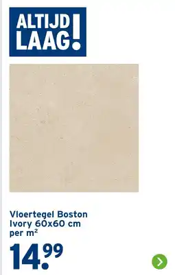 GAMMA Vloertegel Boston Ivory aanbieding