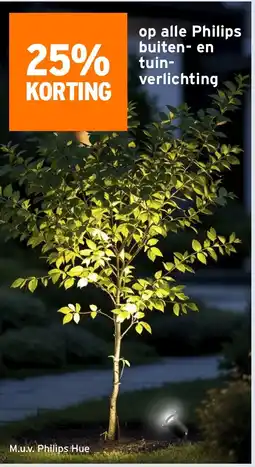 GAMMA Op alle philips buiten en tuin verlichting aanbieding