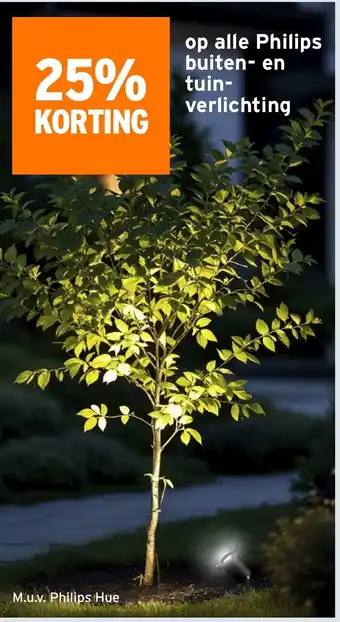 GAMMA Op alle philips buiten en tuin verlichting aanbieding