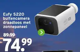 GAMMA Eufy S220 buitencamera draadloos met zonnepaneel aanbieding