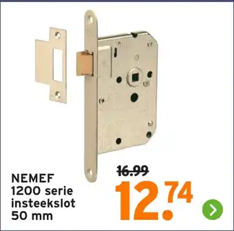 GAMMA NEMEF 1200 serie insteekslot aanbieding