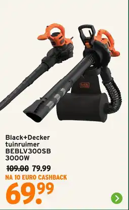 GAMMA Black+Decker tuinruimer BEBLV300SB 3000 w aanbieding