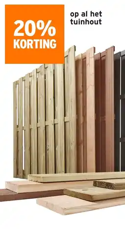 GAMMA Op al het tuinhout aanbieding