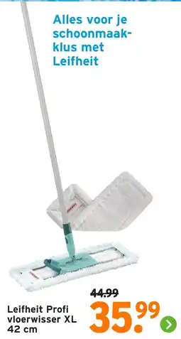 GAMMA Leifheit Profi vloerwisser XL aanbieding