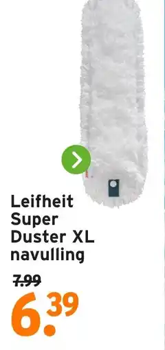 GAMMA Leifheit Super Duster XL navulling aanbieding