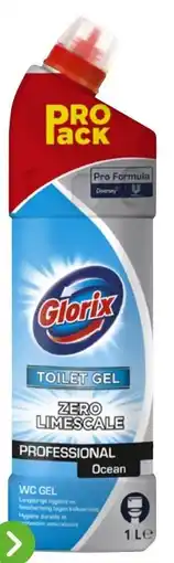 GAMMA Glorix Pro Formula toiletreiniger Ocean aanbieding