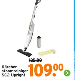GAMMA Kärcher stoomreiniger SC2 Upright aanbieding