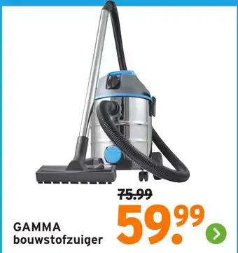 GAMMA GAMMA bouwstofzuiger aanbieding