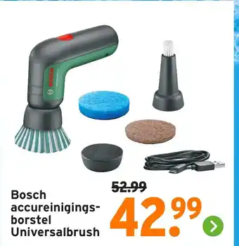 GAMMA borstel accureinigings borstel Universalbrush aanbieding