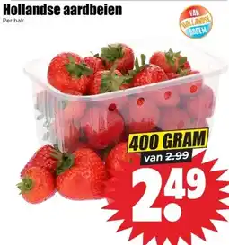 Dirk BIOLOGISCH Hollandse aardbeien aanbieding