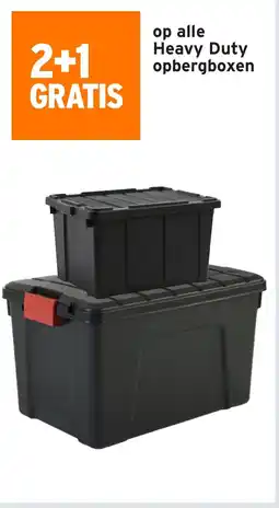 GAMMA Op alle Heavy Duty opbergboxen aanbieding