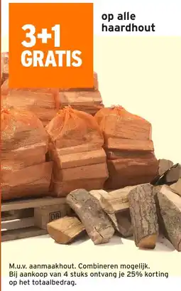 GAMMA Op alle haardhout aanbieding