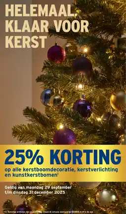 GAMMA Op alle kerstboomdecoratie, kerstverlichting en kunstkerstbomen aanbieding