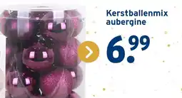 GAMMA Kerstballenmix aubergine aanbieding