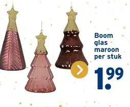GAMMA Boom glas maroon aanbieding