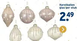 GAMMA Kerstballen glas per stuk aanbieding