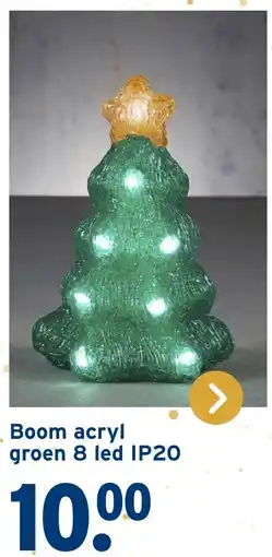 GAMMA Boom acryl groen 8 led IP20 aanbieding
