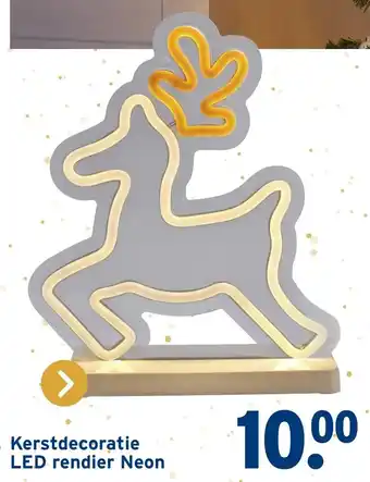 GAMMA Kerstdecoratie LED rendier Neon aanbieding