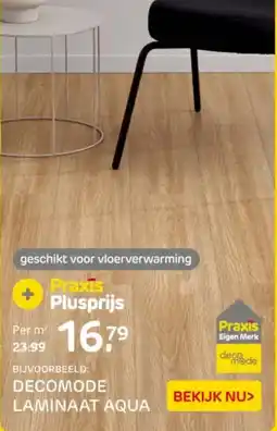 Praxis Decomode laminaat aqua aanbieding