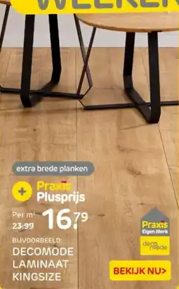 Praxis Decomode laminaat kingsize aanbieding