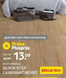 Praxis Quick step laminaat mono aanbieding