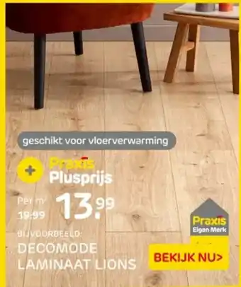Praxis Decomode laminaat lions aanbieding