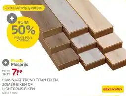 Praxis Laminaat trend titan eiken, zomer eiken of lichtgrijs eiken aanbieding