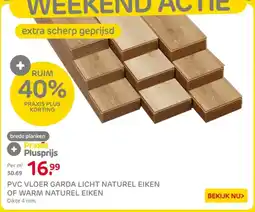 Praxis Pvc vloer garda licht naturel eiken aanbieding