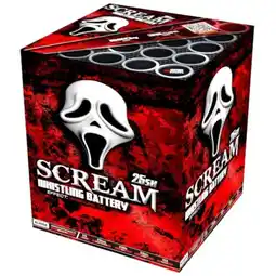 Huisman Vuurwerk Scream Battery 25sh aanbieding