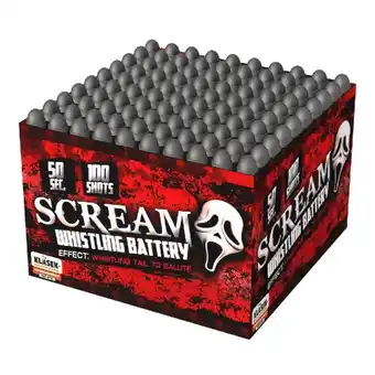 Huisman Vuurwerk Scream 100sh Fluitbak aanbieding