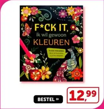 Boekenvoordeel ik wil gewoon KLEUREN aanbieding