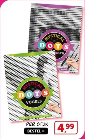 Boekenvoordeel MYSTICAL DOTS VOGELS aanbieding