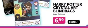 Boekenvoordeel HARRY POTTER CRYSTAL ART BLINDBAGS aanbieding