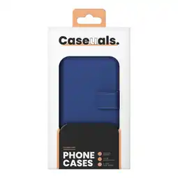 MediaMarkt Caseuals 2-in-1 Leather Wallet Bookcase Met Magsafe Voor Apple Iphone 15 Pro Max Blauw aanbieding
