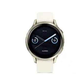 MediaMarkt Garmin Venu 4 41mm) Goud/beige Smartwatch Beige aanbieding