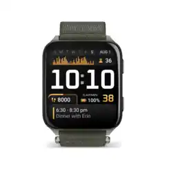 MediaMarkt Garmin Venu X1 Saffierglas Smartwatch Titanium Groen aanbieding
