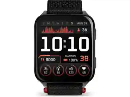 MediaMarkt Garmin Venu X1 Saffierglas Smartwatch Titanium Zwart aanbieding