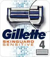 Bol.com Gillette Skinguard Sensitive Scheermesjes Mannen - 4 stuks aanbieding