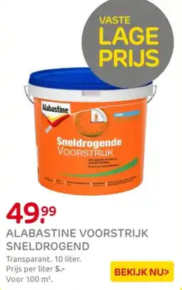 Praxis Alabastine Voorstrijk Sneldrogend aanbieding