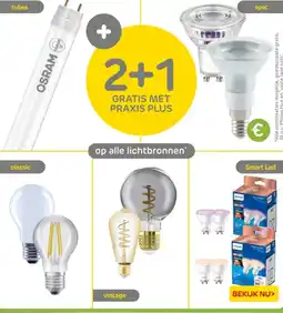 Praxis Op alle lichtbronnen aanbieding
